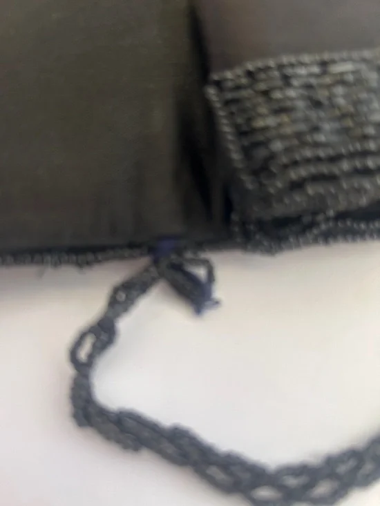 La Regale Black Beaded Crossbody Bag - Picture 3 of 9